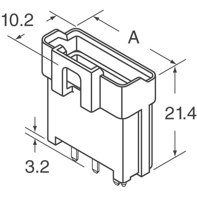 B03B-WPJSS-1(LF)(SN) JST Sales America Inc.  Embases à broches mâles